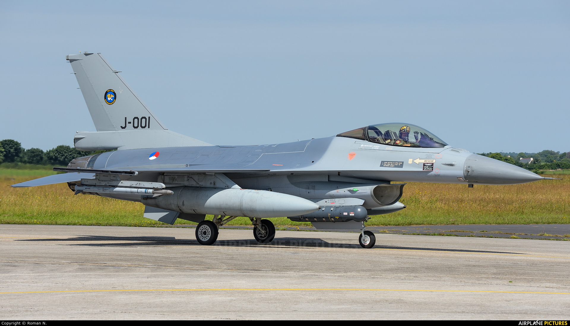 Netherlands - Air Force J-001 aircraft at Landivisiau