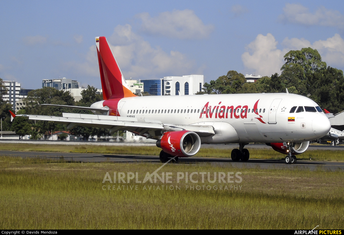 Avianca N481AV aircraft at Guatemala - La Aurora