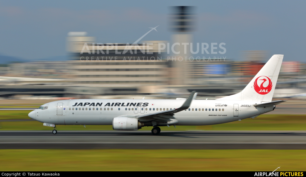 JAL - Japan Airlines JA323J aircraft at Osaka - Itami Intl