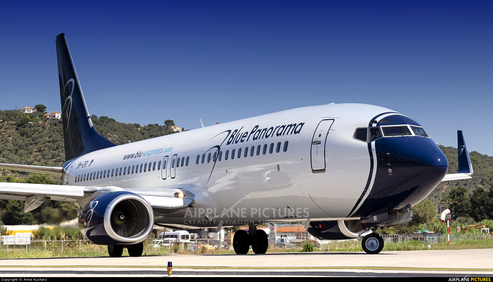 Blue Panorama Airlines 9H-CRI aircraft at Skiathos
