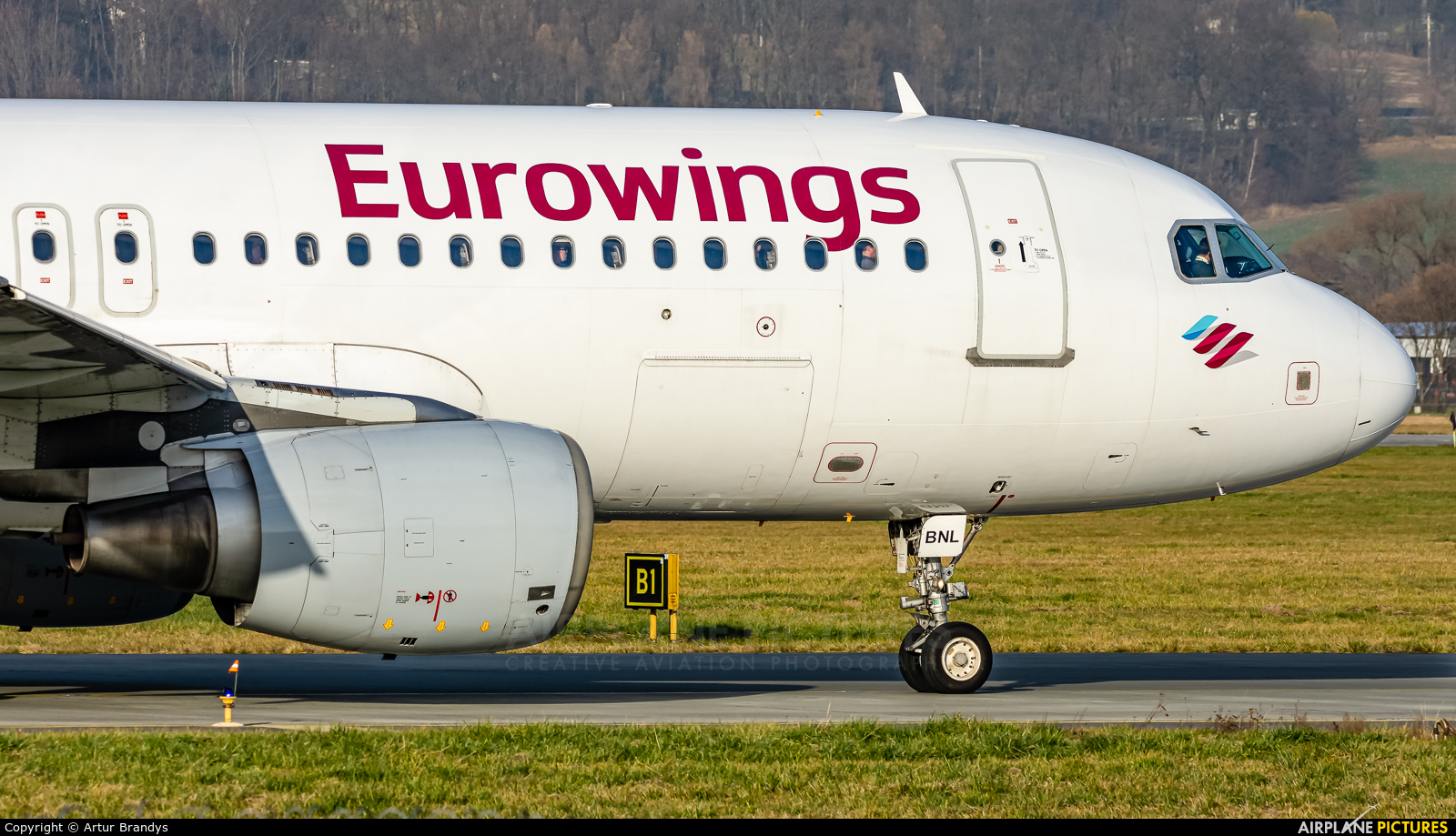Eurowings D-ABNL aircraft at Kraków - John Paul II Intl