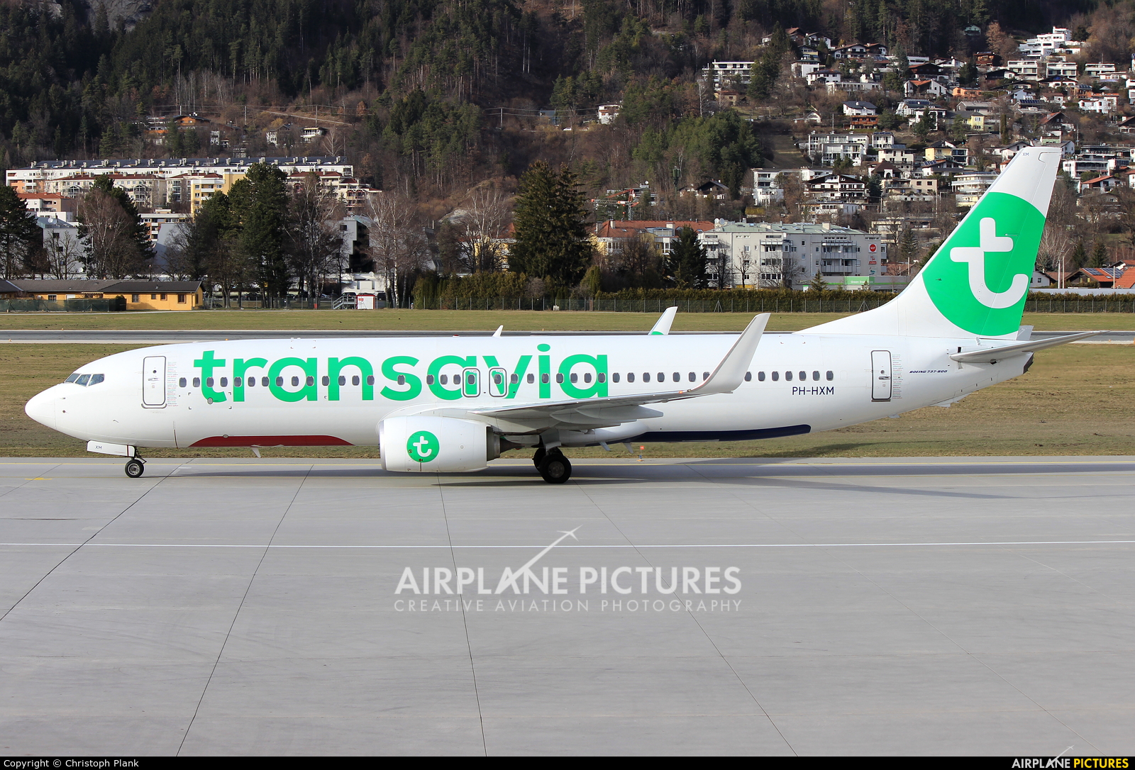 Transavia PH-HXM aircraft at Innsbruck