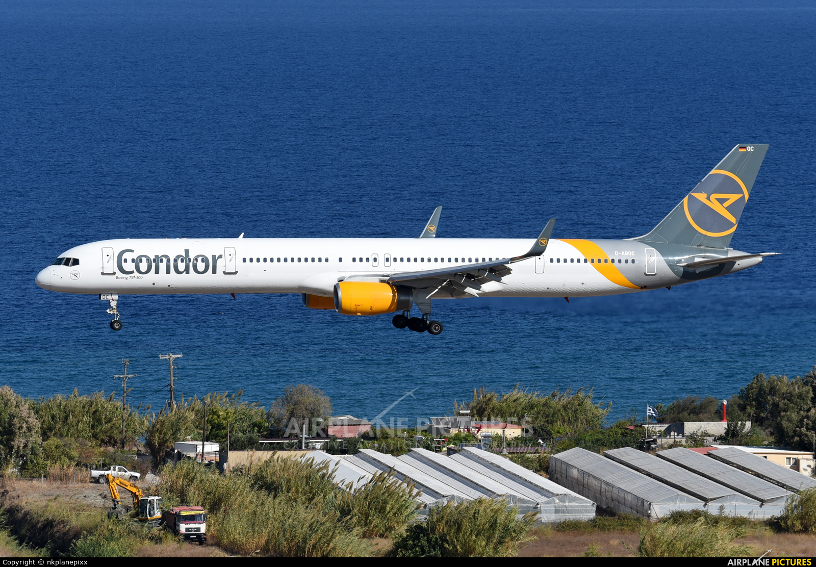 Condor D-ABOC aircraft at Rhodes - Diagoras
