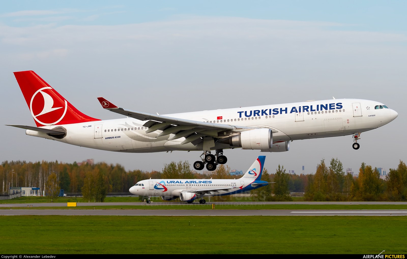 Turkish Airlines TC-JNE aircraft at St. Petersburg - Pulkovo
