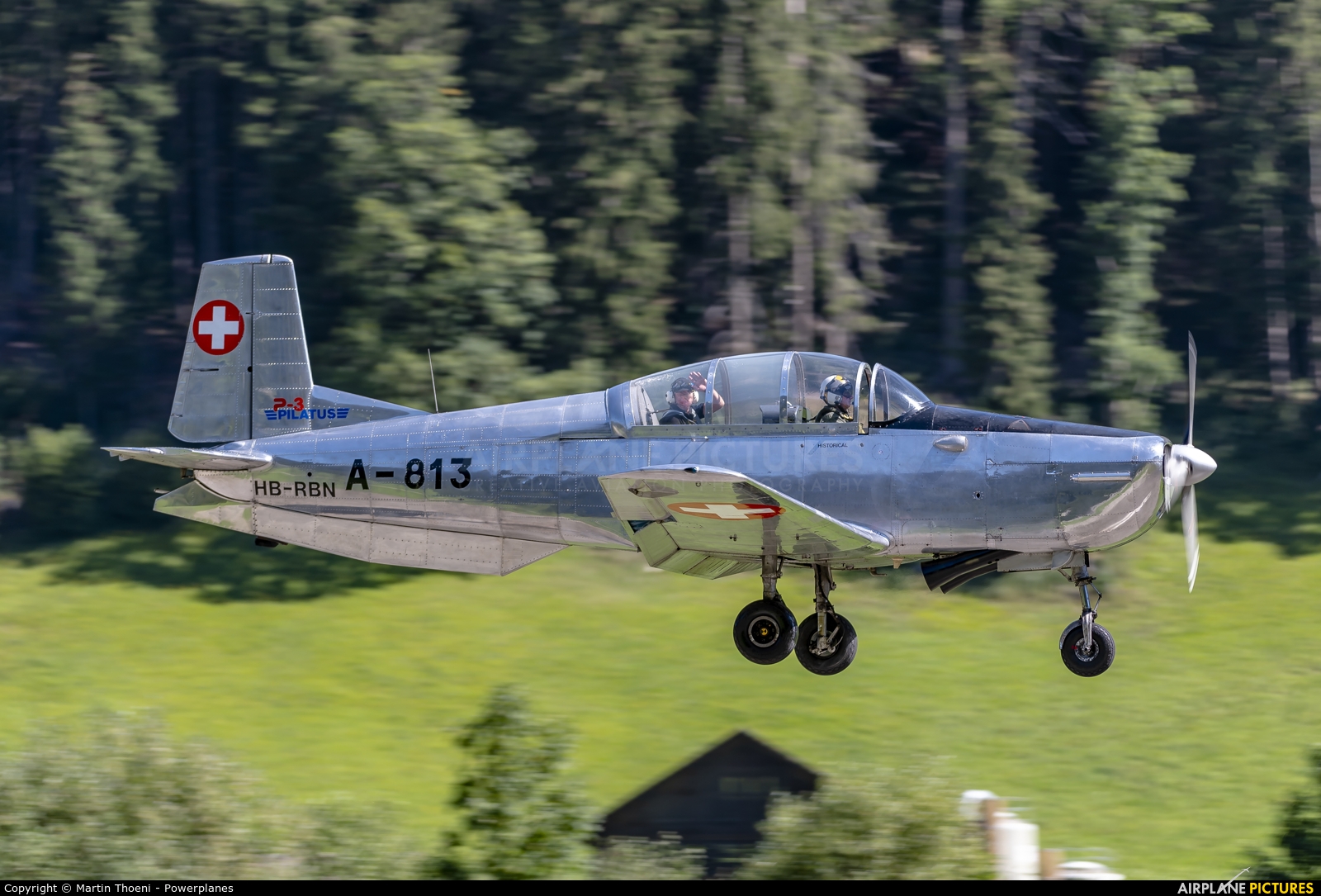 Private HB-RBN aircraft at St. Stephan