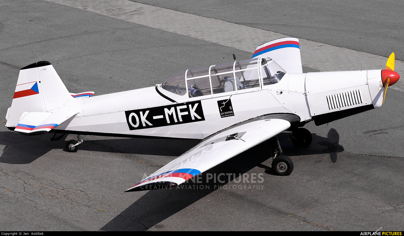 Aeroklub Czech Republic OK-MFK aircraft at Moravská Třebová