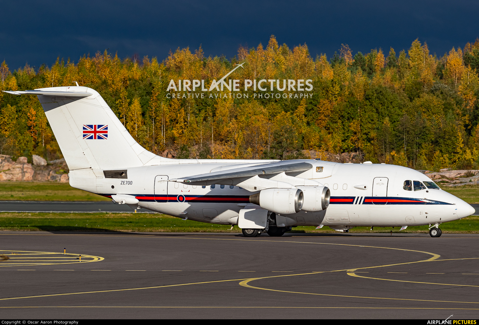 Royal Air Force ZE700 aircraft at Helsinki - Vantaa