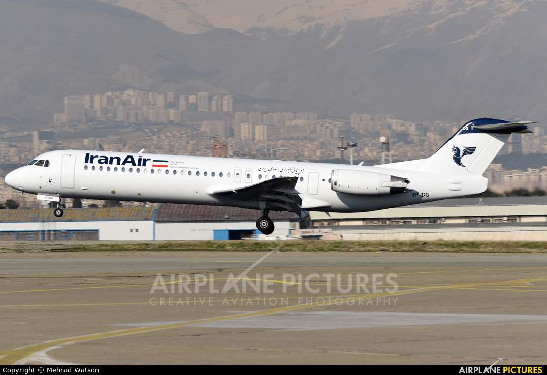 Iran Air EP-IDG aircraft at Tehran - Mehrabad Intl