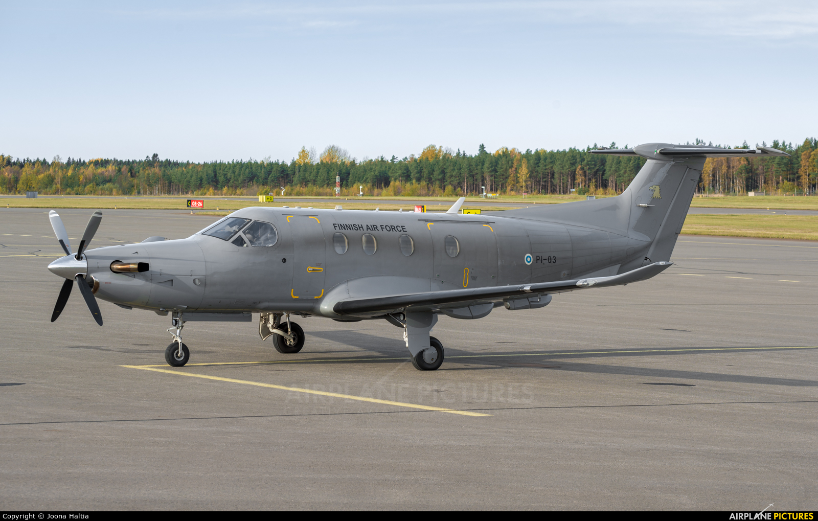Finland - Air Force PI-03 aircraft at Turku