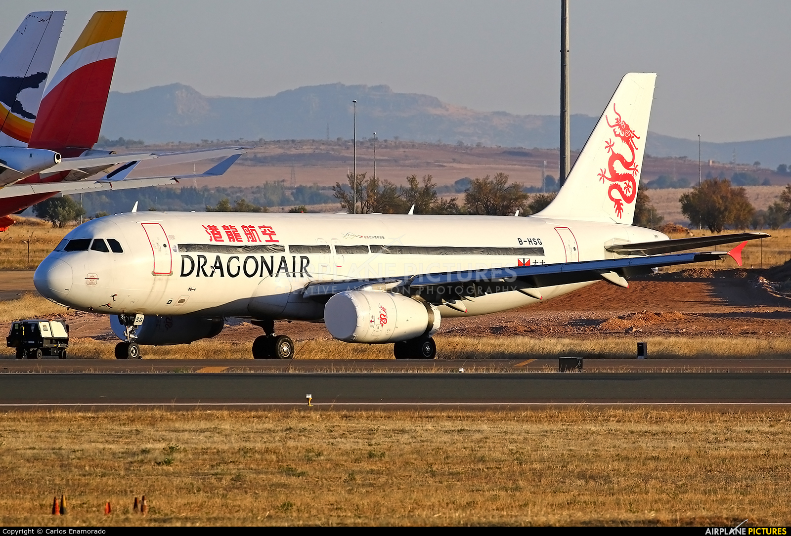 Dragonair B-HSG aircraft at Ciudad Real