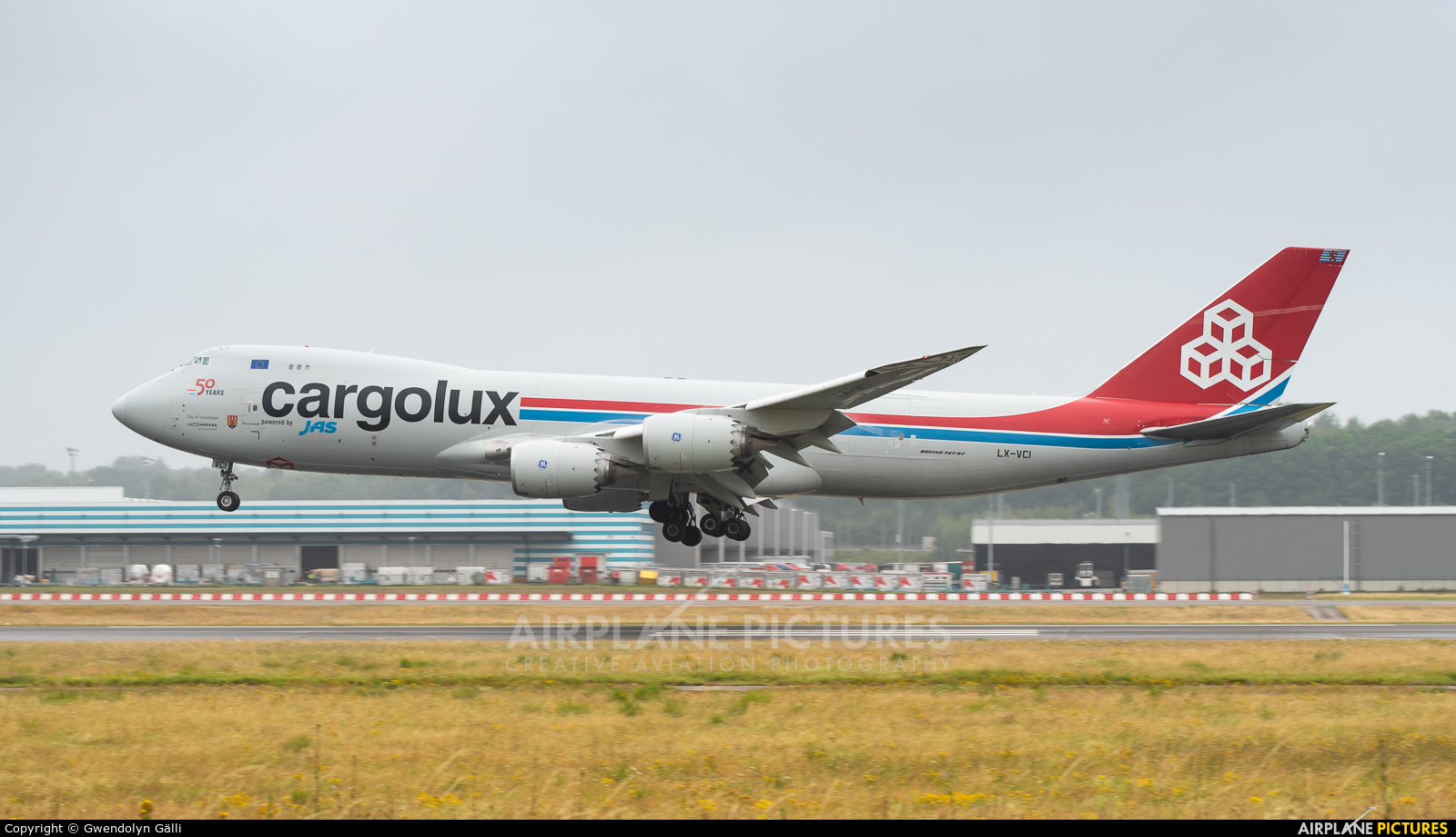 Cargolux LX-VCI aircraft at Luxembourg - Findel