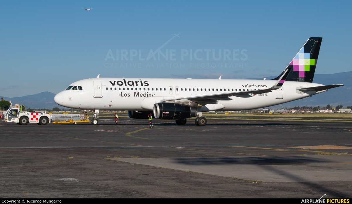 Volaris N519VL aircraft at Mexico City - Licenciado Benito Juarez Intl
