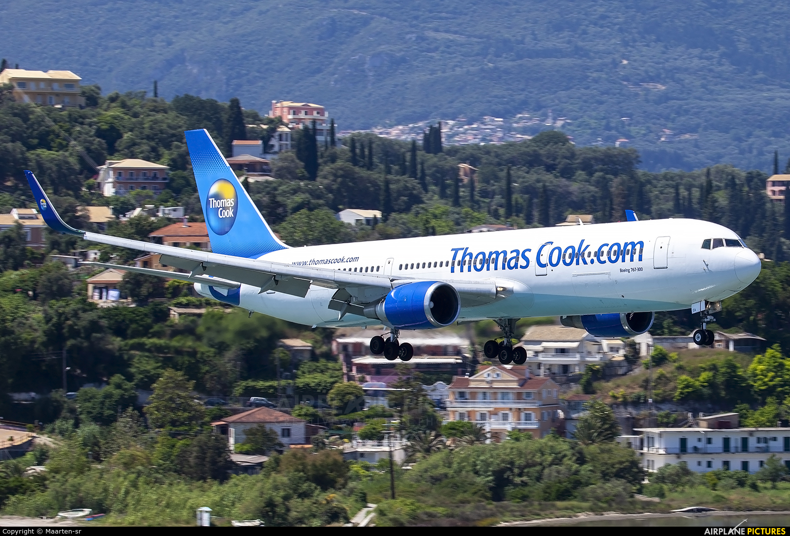 Thomas Cook G-TCCA aircraft at Corfu - Ioannis Kapodistrias