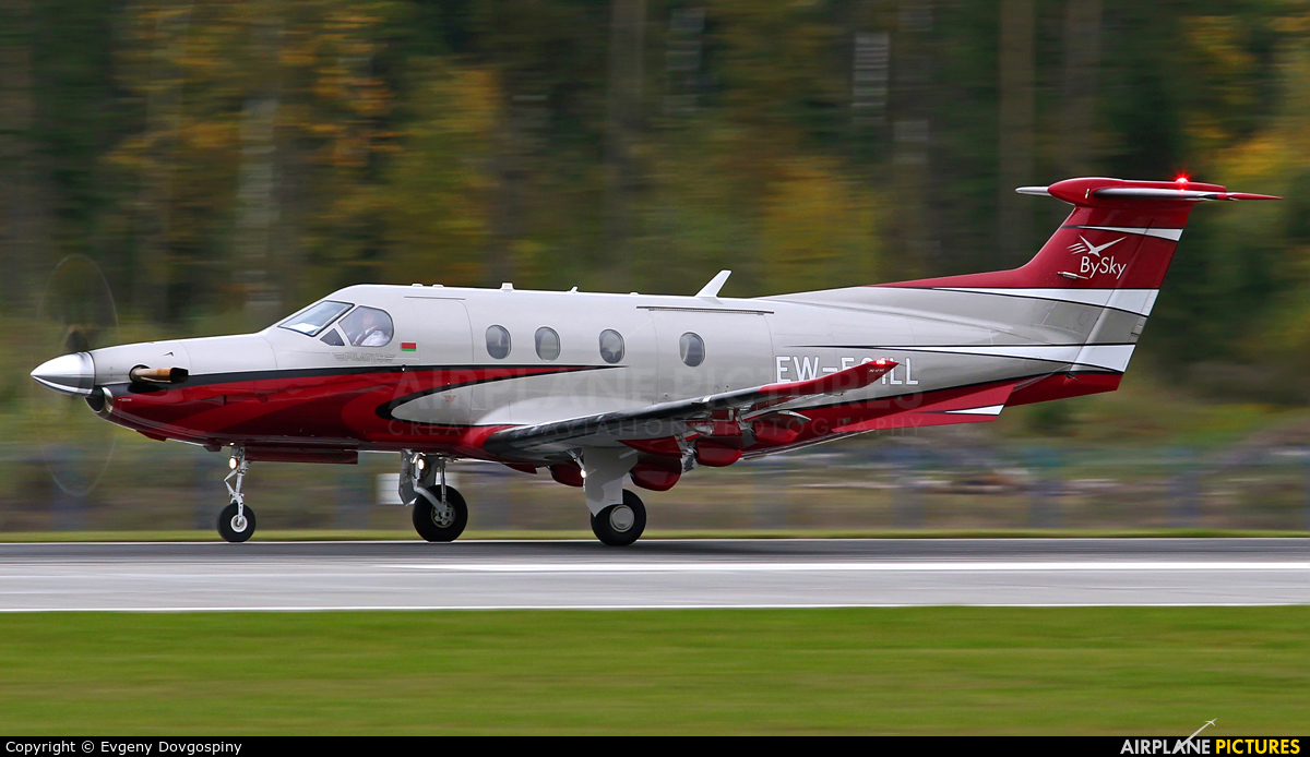 BySky EW-501LL aircraft at Minsk Intl