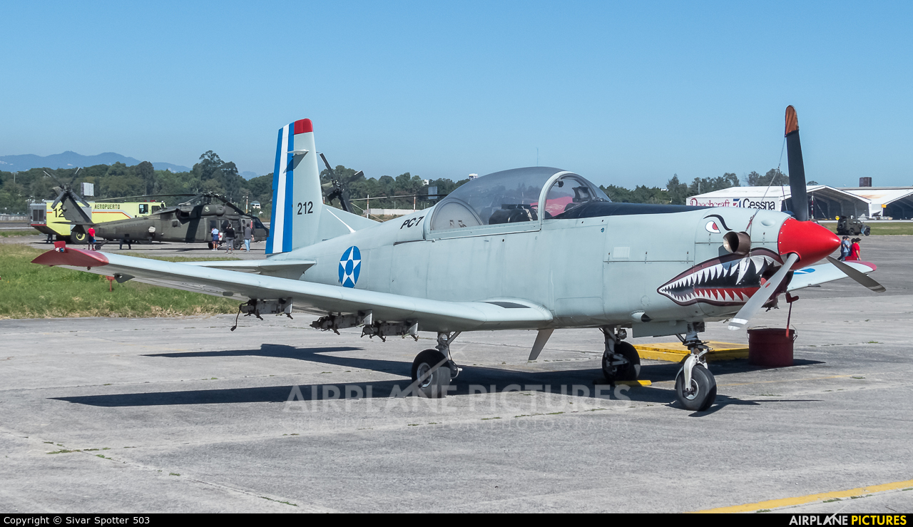 Guatemala - Air Force 212 aircraft at Guatemala - La Aurora