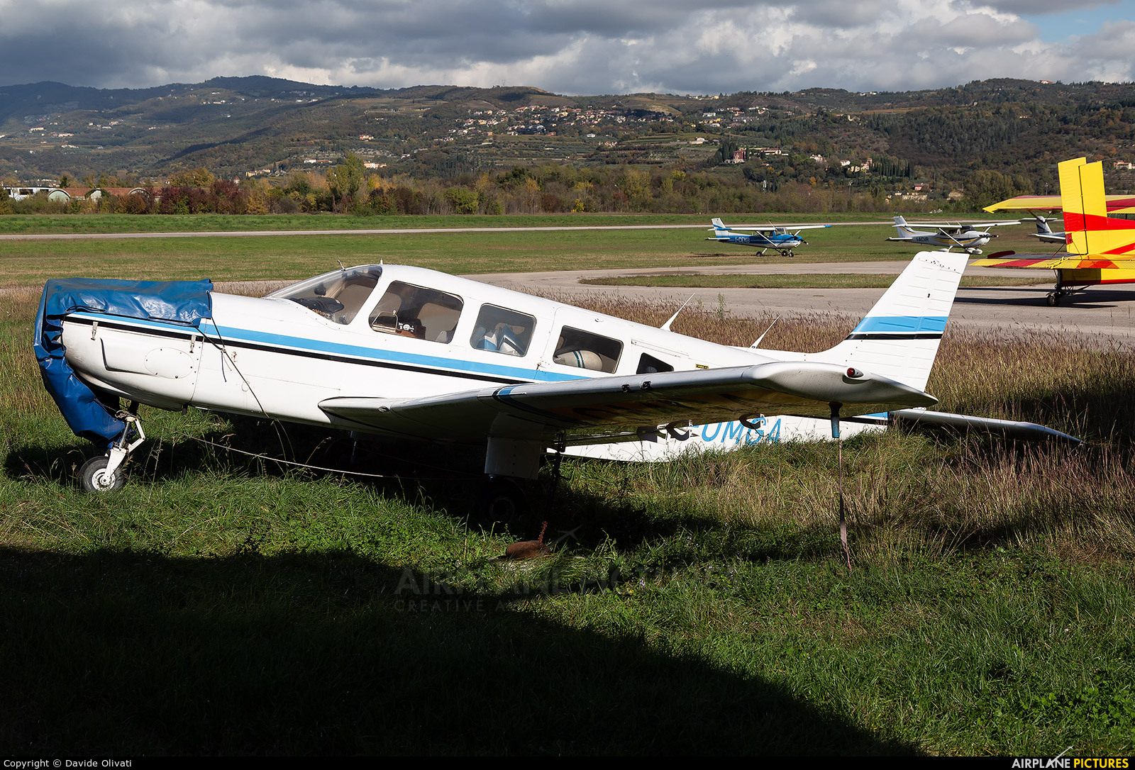 Private I-OMGA aircraft at Verona - Boscomantico