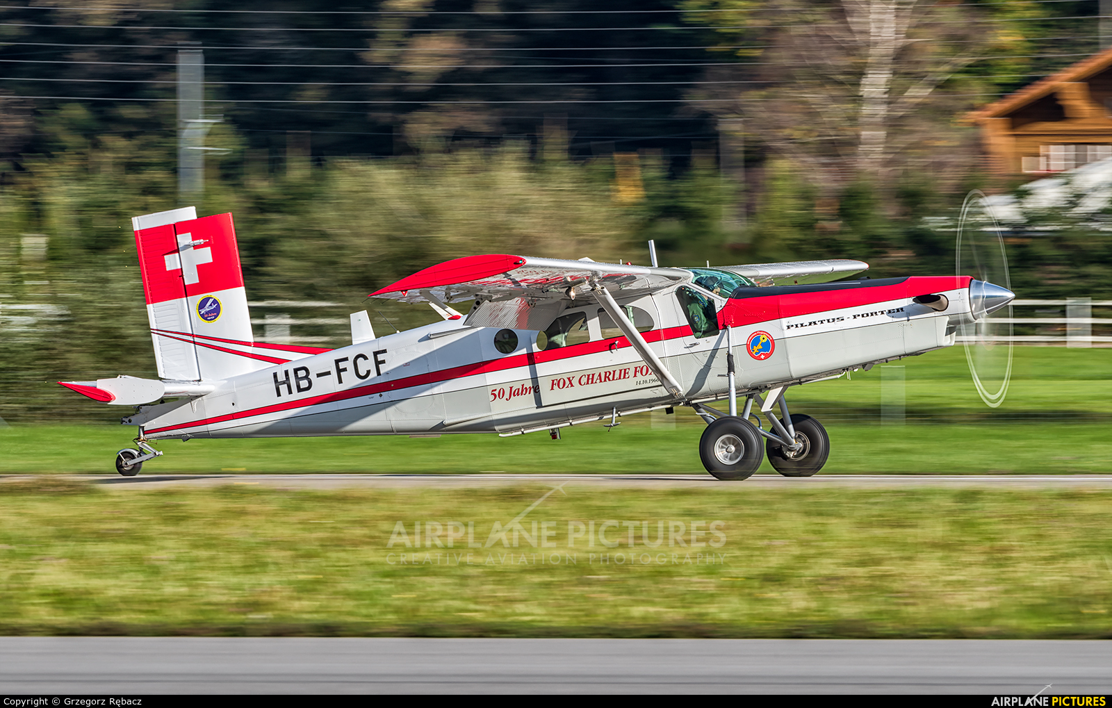 Switzerland - Armasuisse HB-FCF aircraft at Meiringen