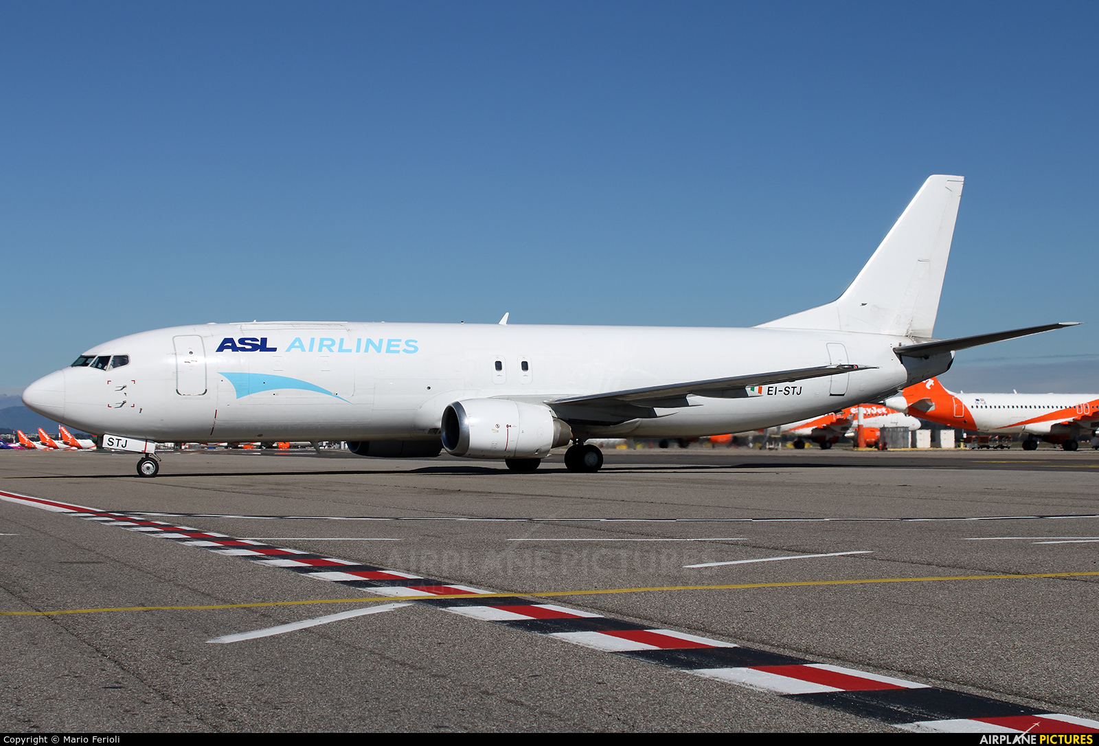 ASL Airlines EI-STJ aircraft at Milan - Malpensa