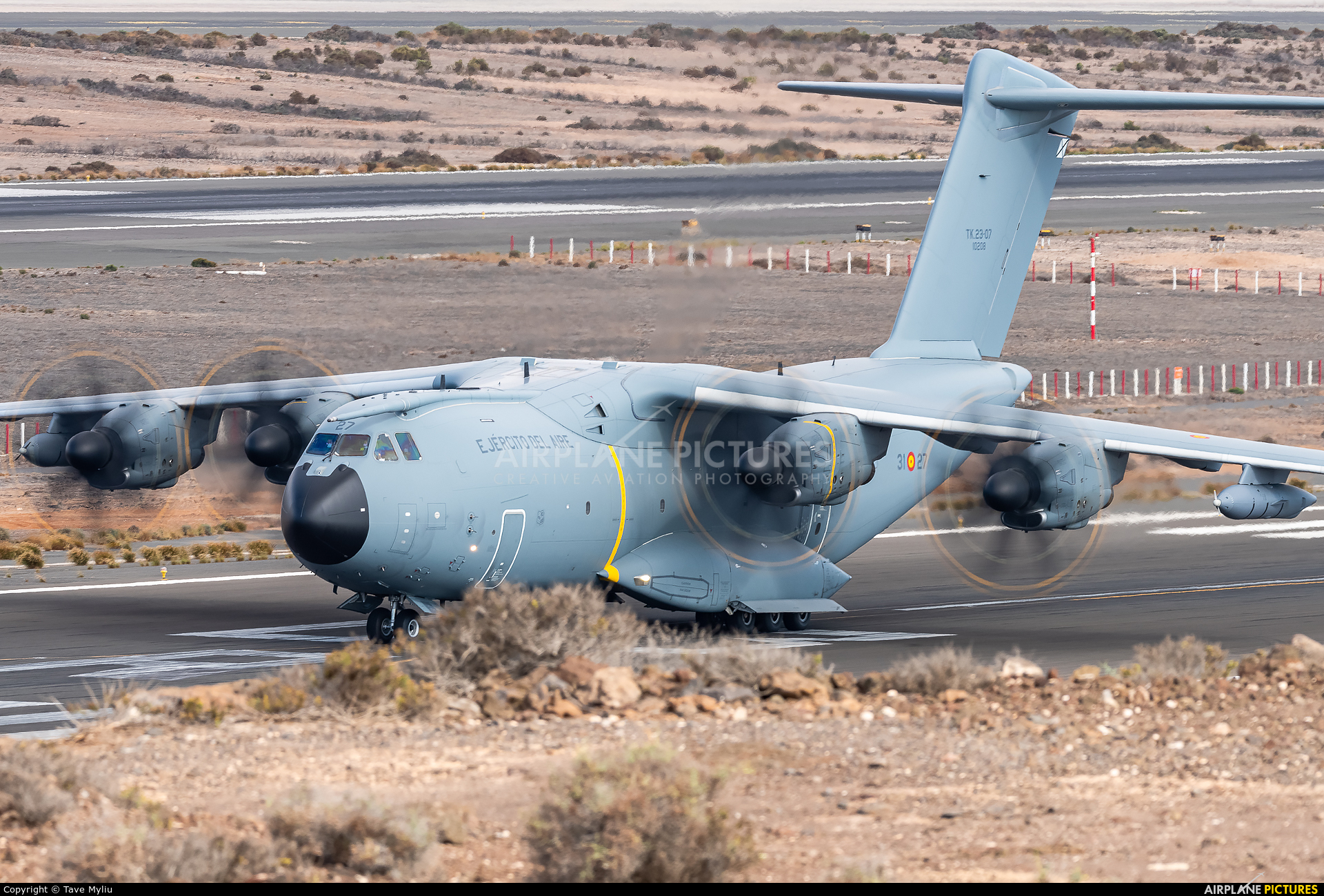 Spain - Air Force TK.23-07 aircraft at Aeropuerto de Gran Canaria