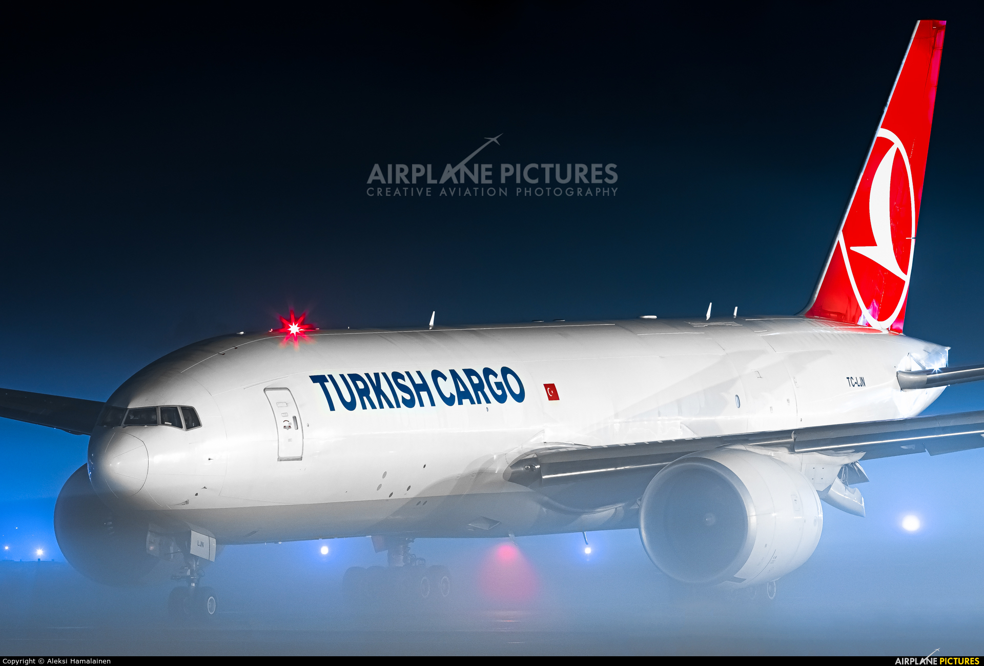 Turkish Cargo TC-LJN aircraft at Helsinki - Vantaa