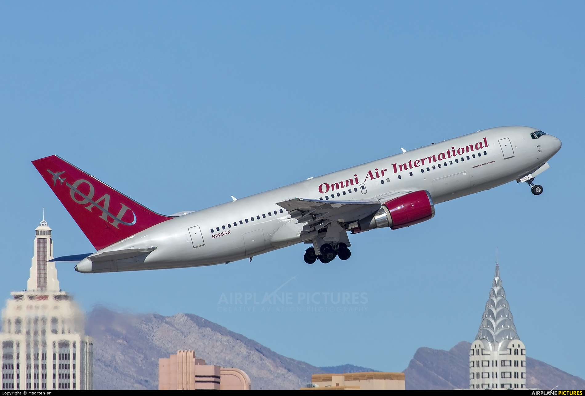 Omni Air International N225AX aircraft at Las Vegas - McCarran Intl