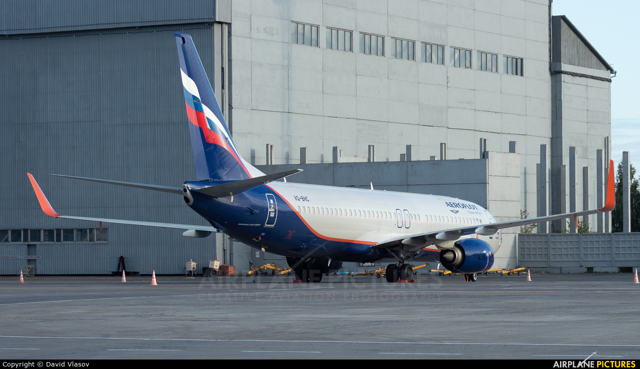 Aeroflot VQ-BHC aircraft at Krasnoyarsk - Yemelyanovo