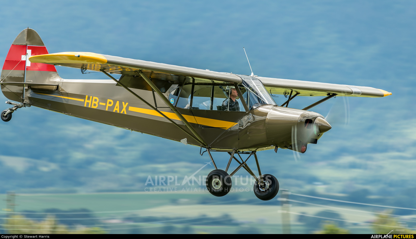 Private HB-PAX aircraft at Yverdon-les-Bains