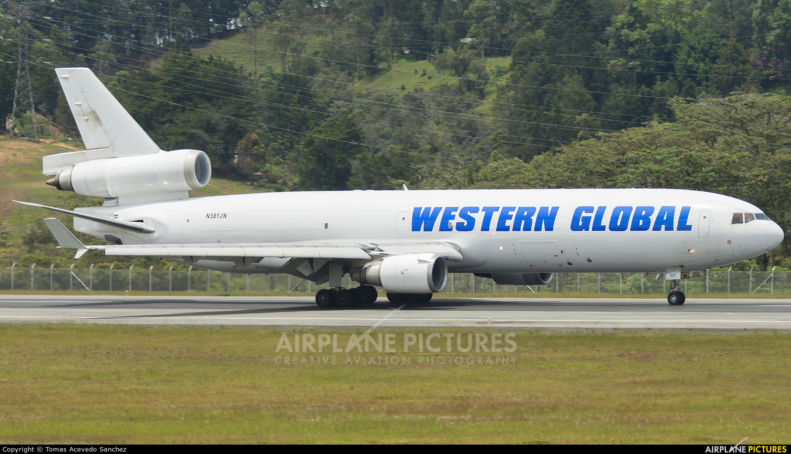 Western Global Airlines N581JN aircraft at Medellin - Jose Maria Cordova Intl