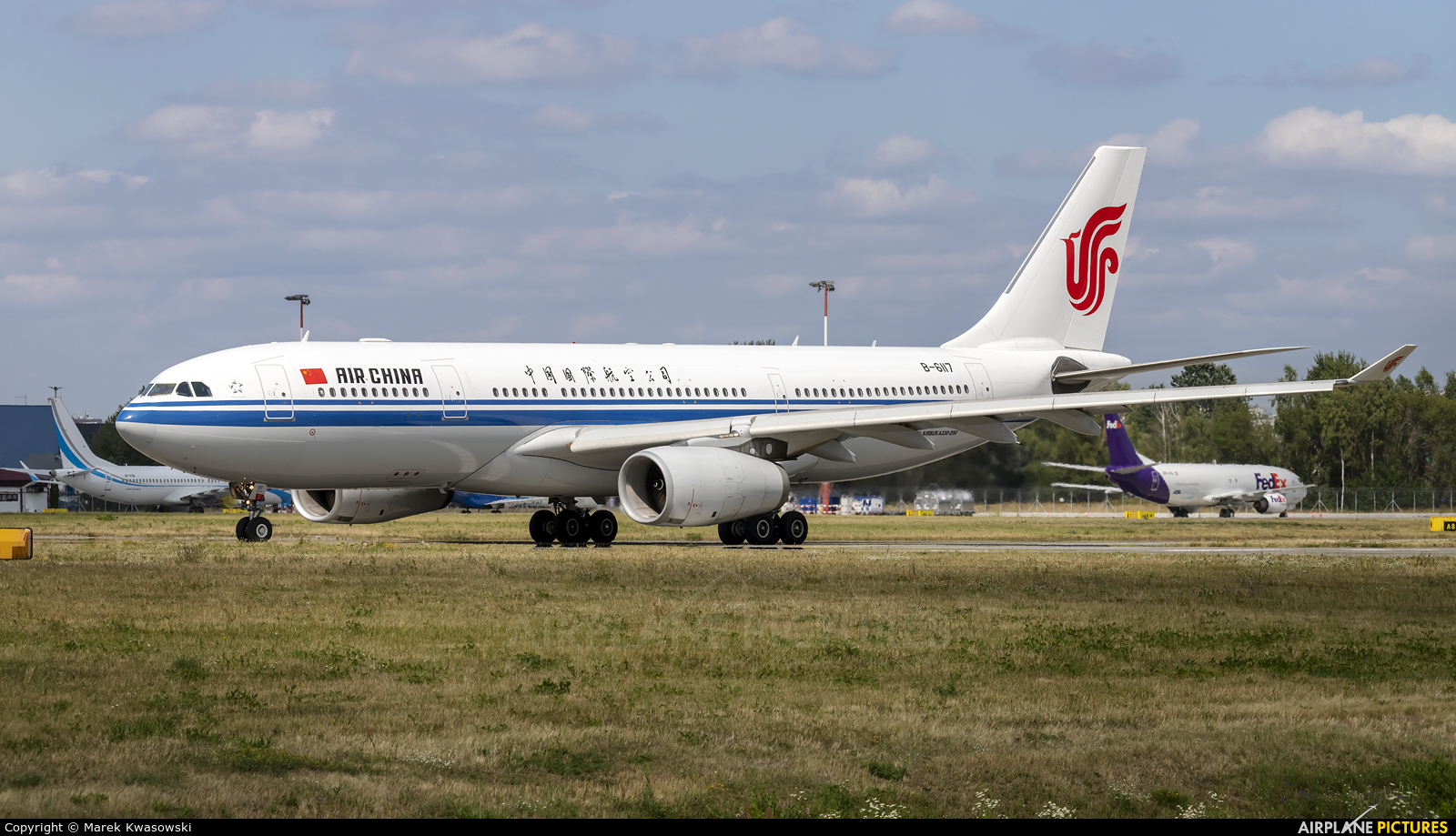Air China B-6117 aircraft at Warsaw - Frederic Chopin
