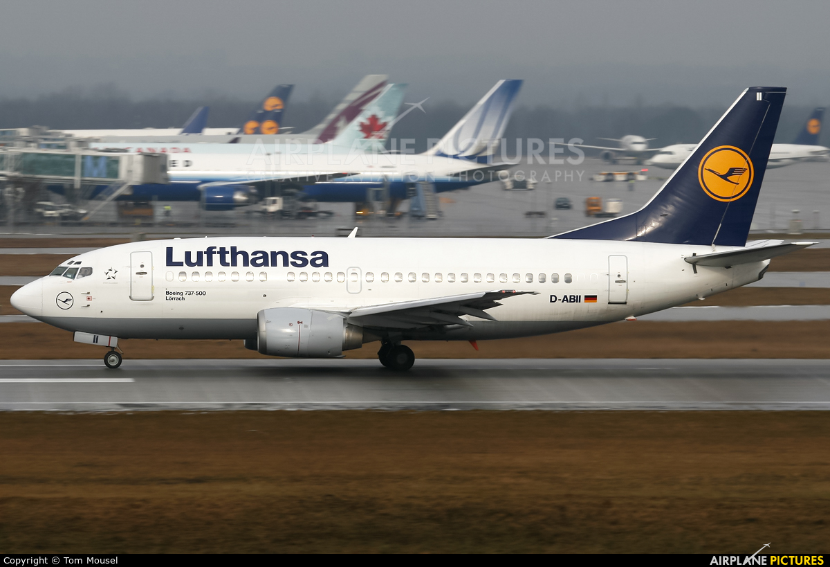 Lufthansa D-ABII aircraft at Munich