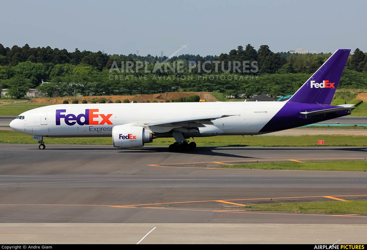 FedEx Federal Express N868FD aircraft at Tokyo - Narita Intl