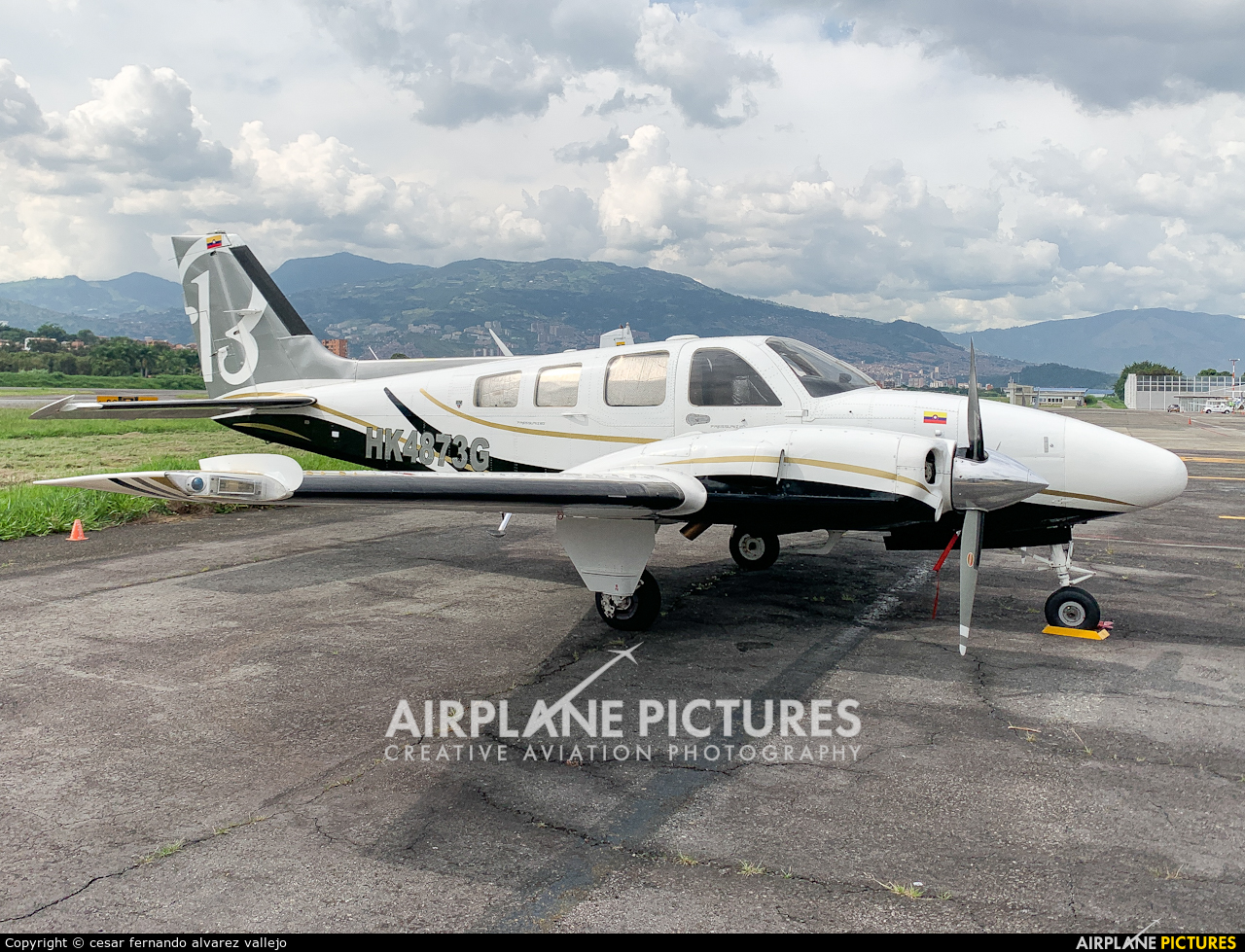 Private HK-4873G aircraft at Medellin - Olaya Herrera