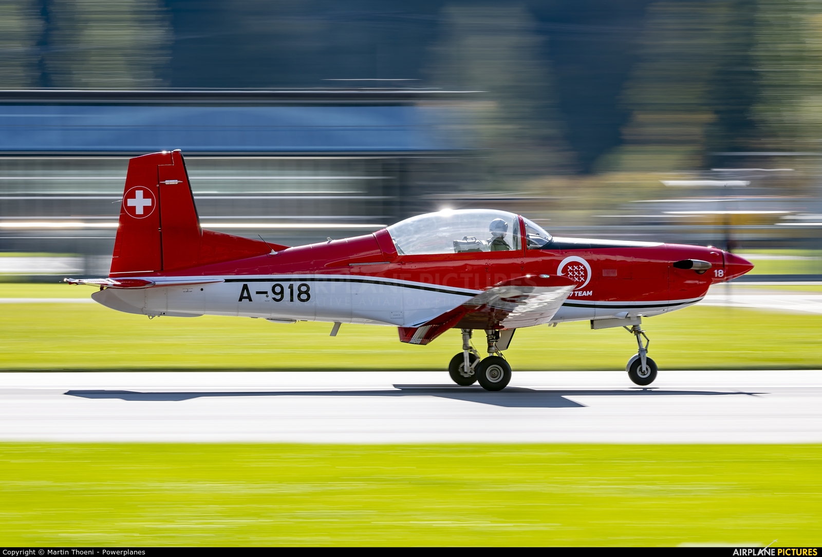 Switzerland - Air Force A-918 aircraft at Meiringen