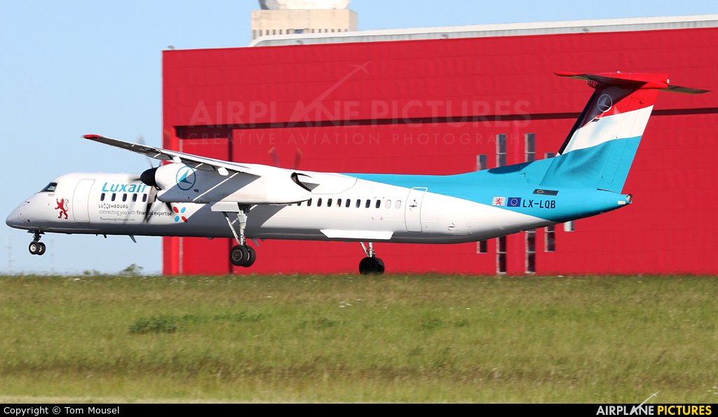 Luxair LX-LQB aircraft at Luxembourg - Findel