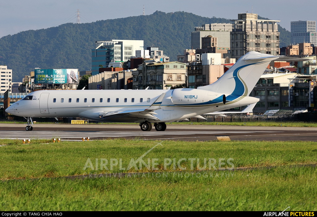 TVPX Aircraft Solutions Inc. Trustee N118MJ aircraft at Taipei Sung Shan/Songshan Airport
