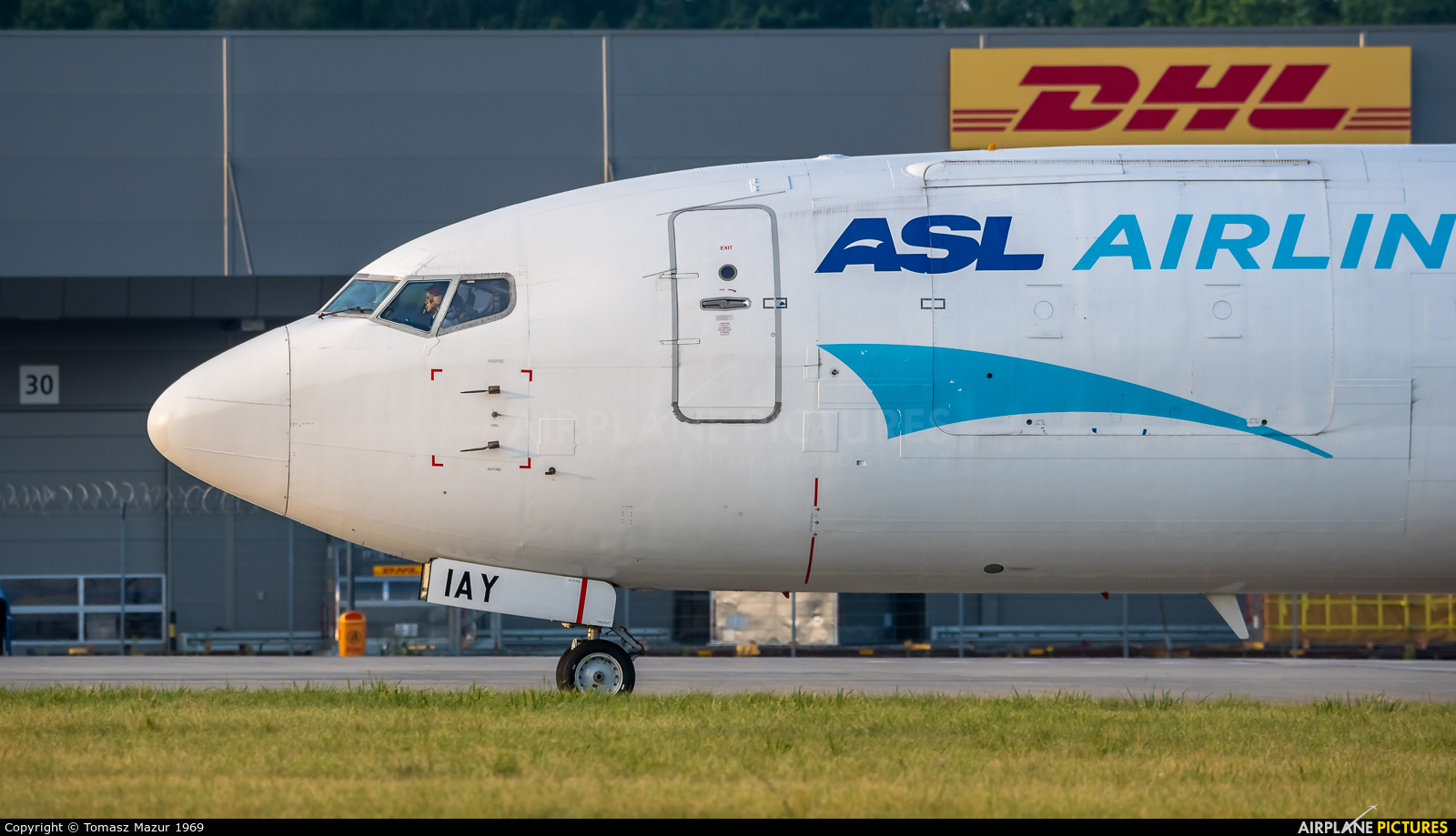 ASL Airlines Belgium OE-IAY aircraft at Katowice - Pyrzowice