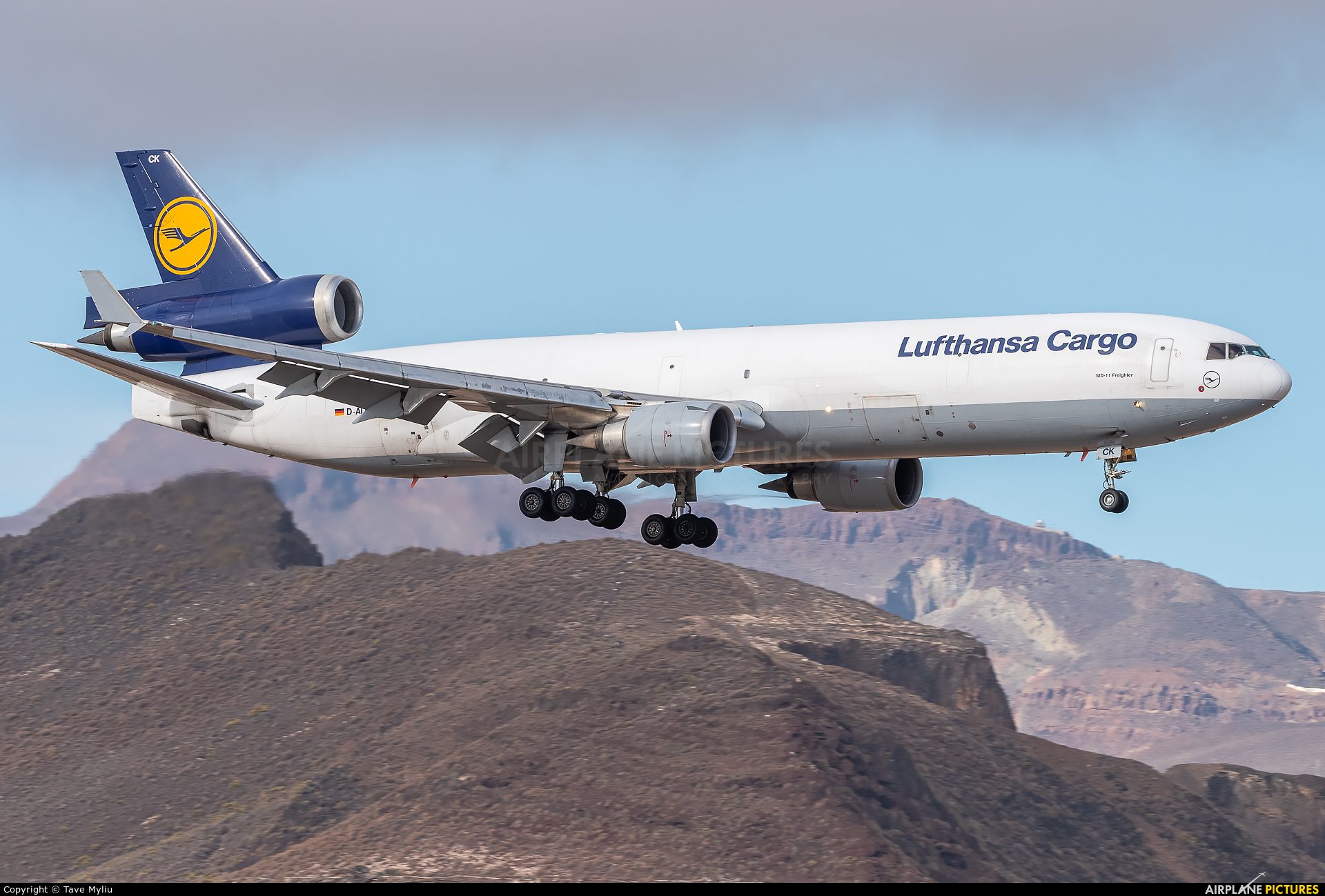 Lufthansa Cargo D-ALCK aircraft at Aeropuerto de Gran Canaria