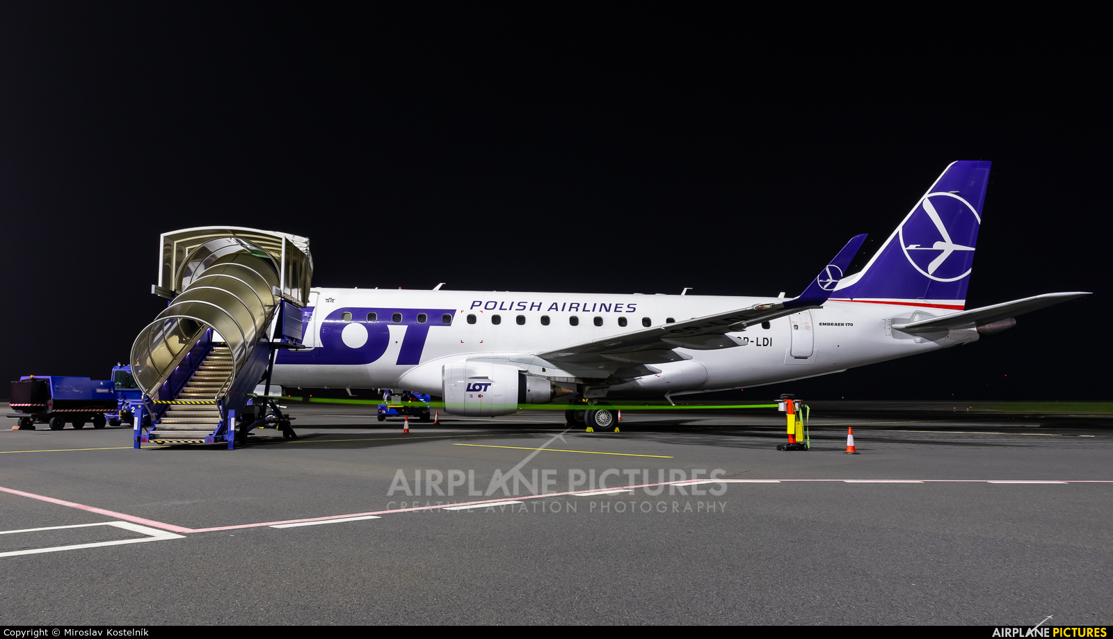 LOT - Polish Airlines SP-LDI aircraft at Ostrava Mošnov