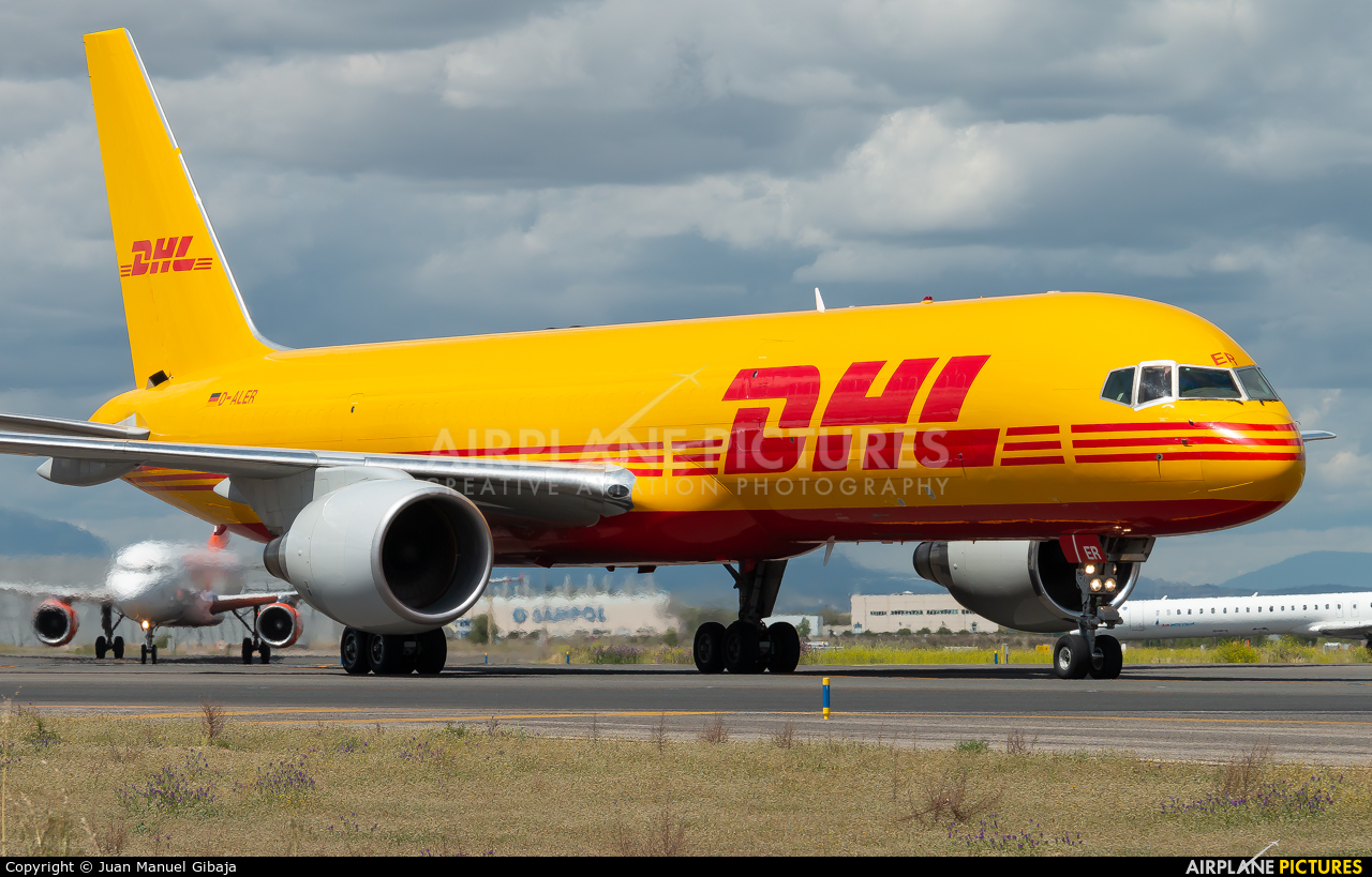 DHL Cargo D-ALER aircraft at Madrid - Barajas