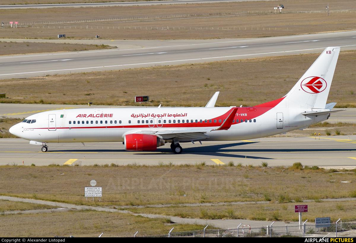 Air Algerie 7T-VKB aircraft at Marseille Provence