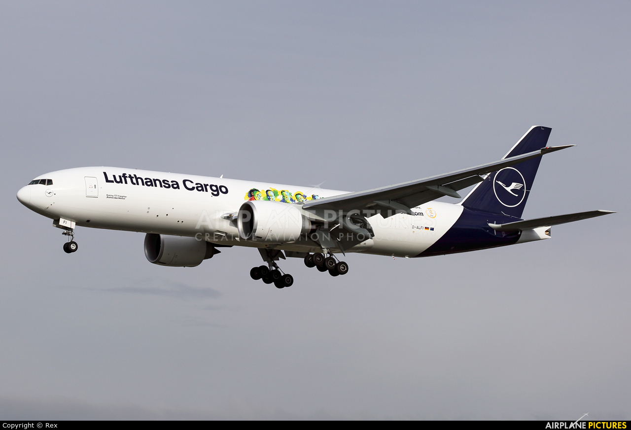 Lufthansa Cargo D-ALFI aircraft at Frankfurt