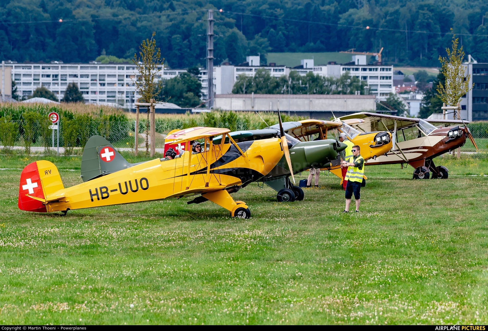 Private HB-UUO aircraft at Birrfeld