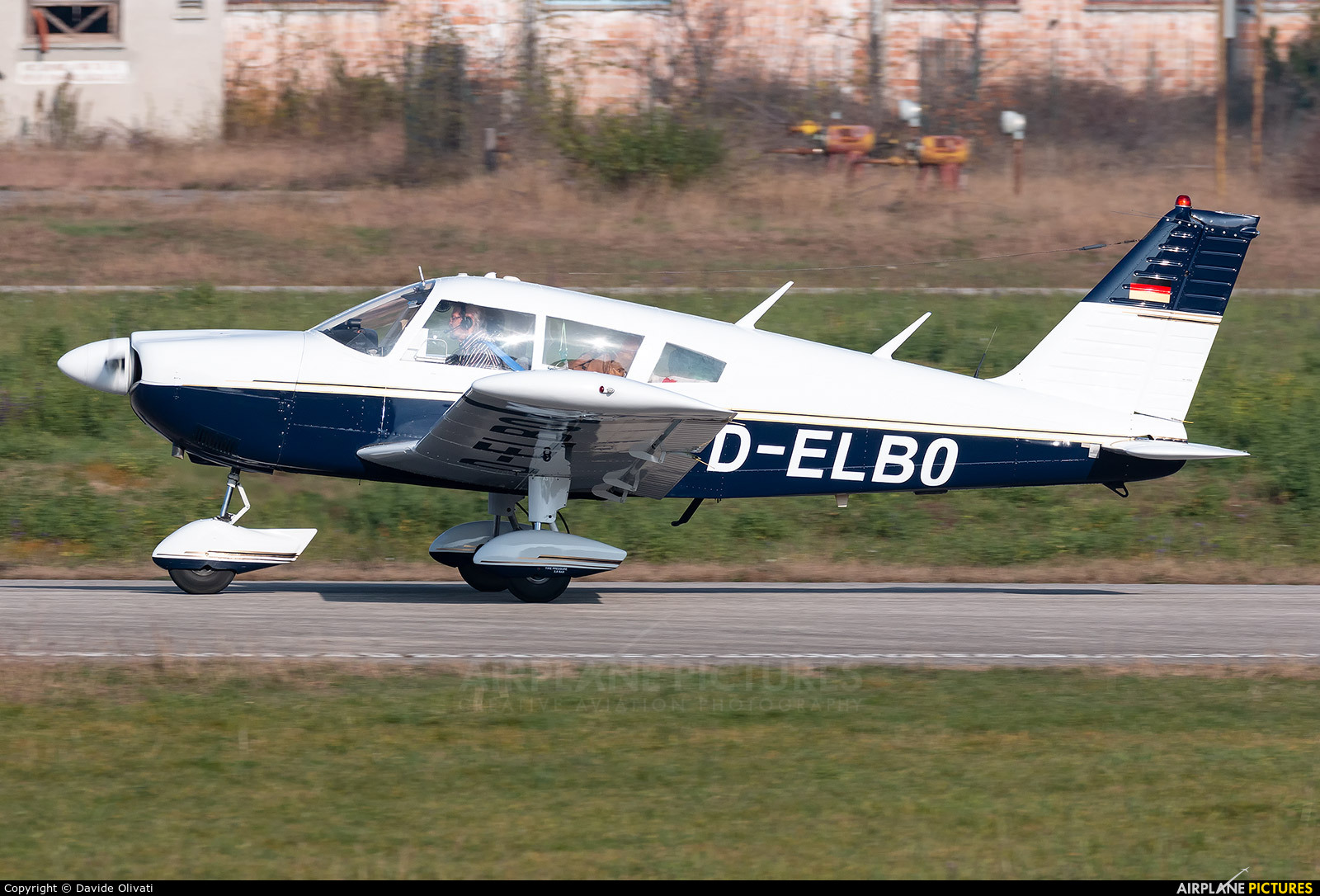 Private D-ELBO aircraft at Verona - Boscomantico