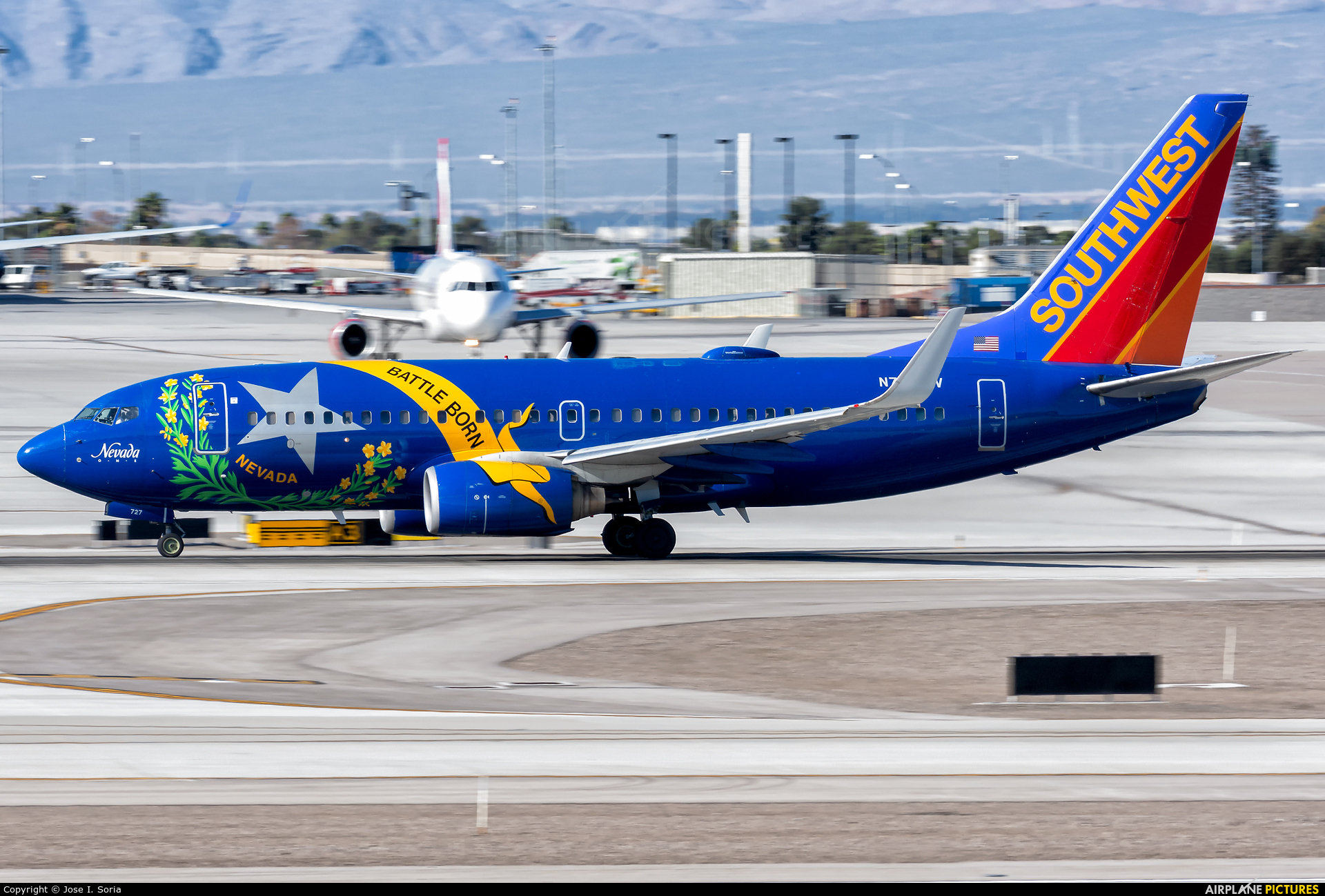 Southwest Airlines N727SW aircraft at Las Vegas - McCarran Intl