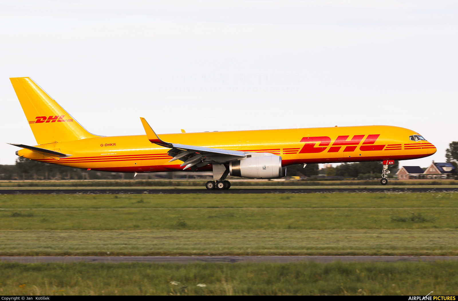 DHL Cargo G-DHKR aircraft at Amsterdam - Schiphol