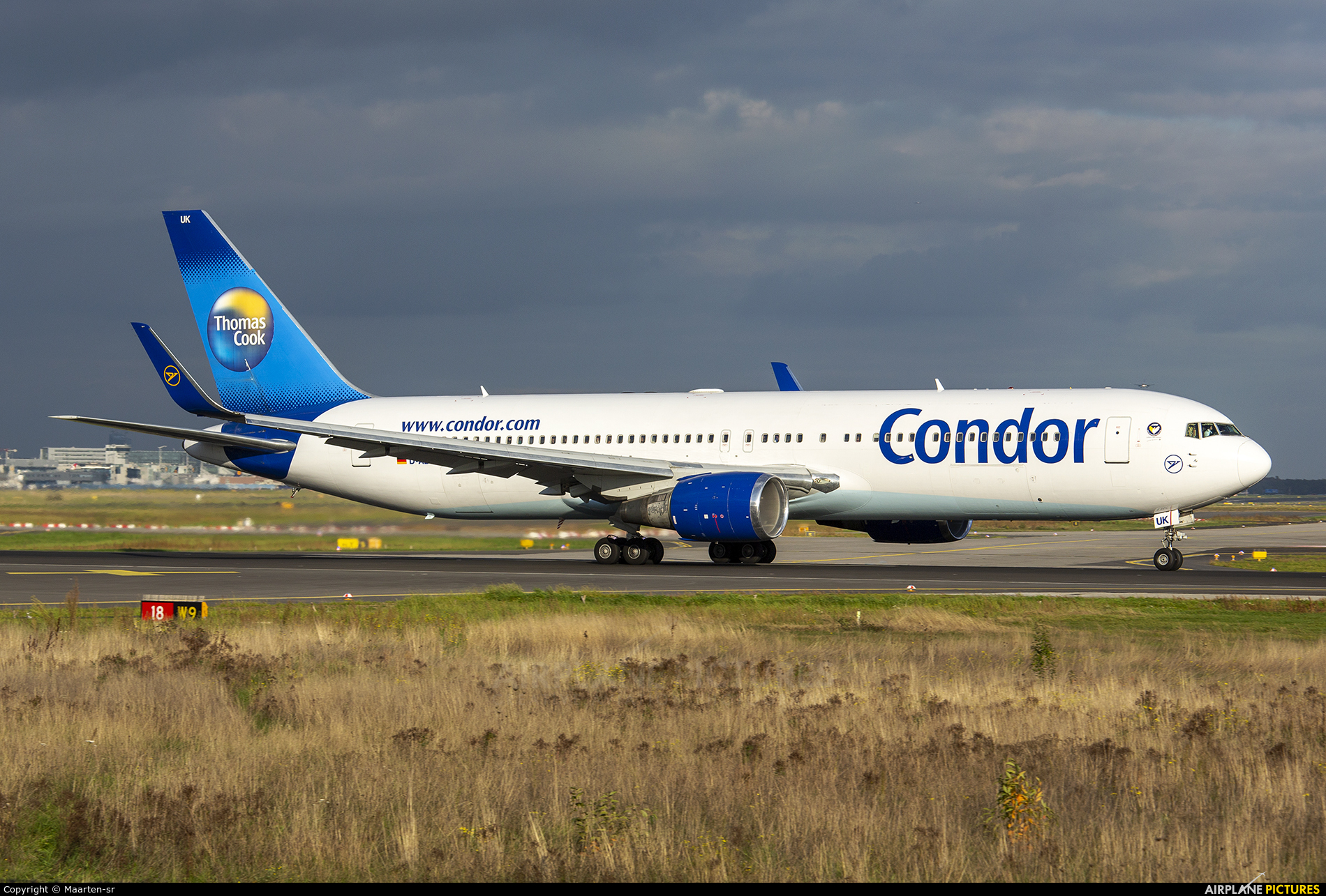 Condor D-ABUK aircraft at Frankfurt