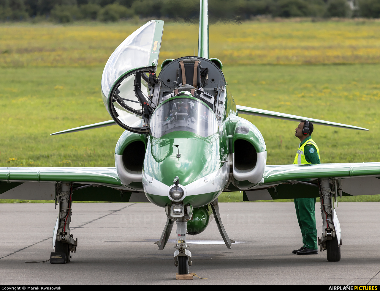 Saudi Arabia - Air Force: Saudi Hawks 8806 aircraft at Gdynia- Babie Doły (Oksywie)