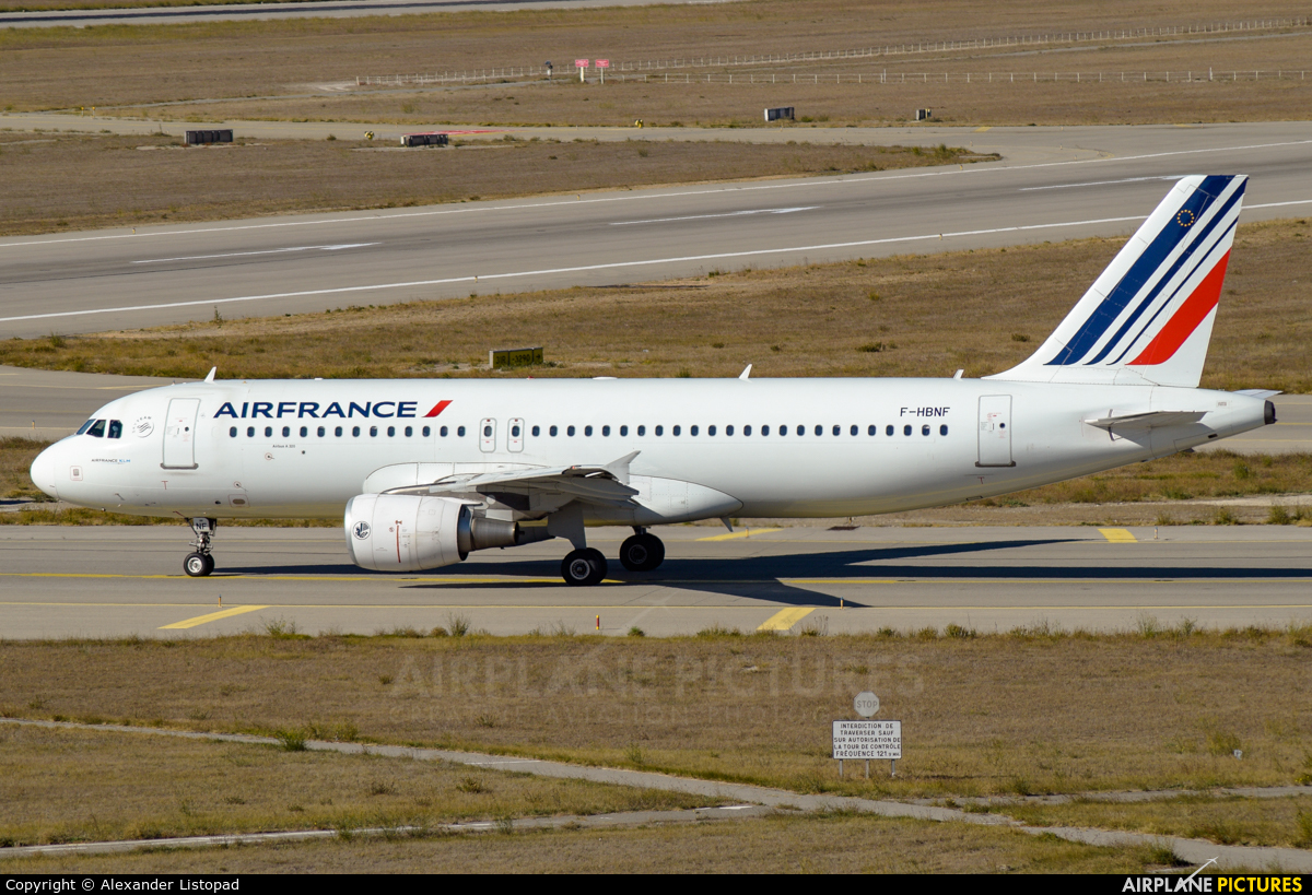 Air France F-HBNF aircraft at Marseille Provence