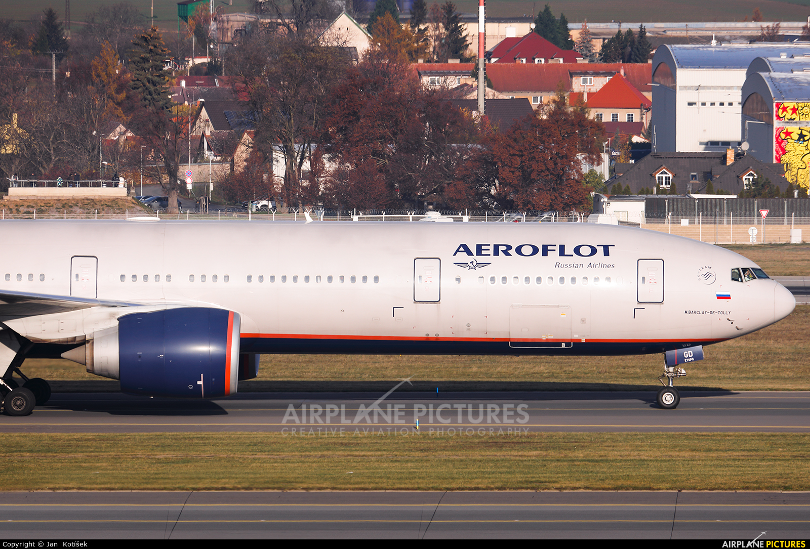 Aeroflot VP-BGD aircraft at Prague - Václav Havel