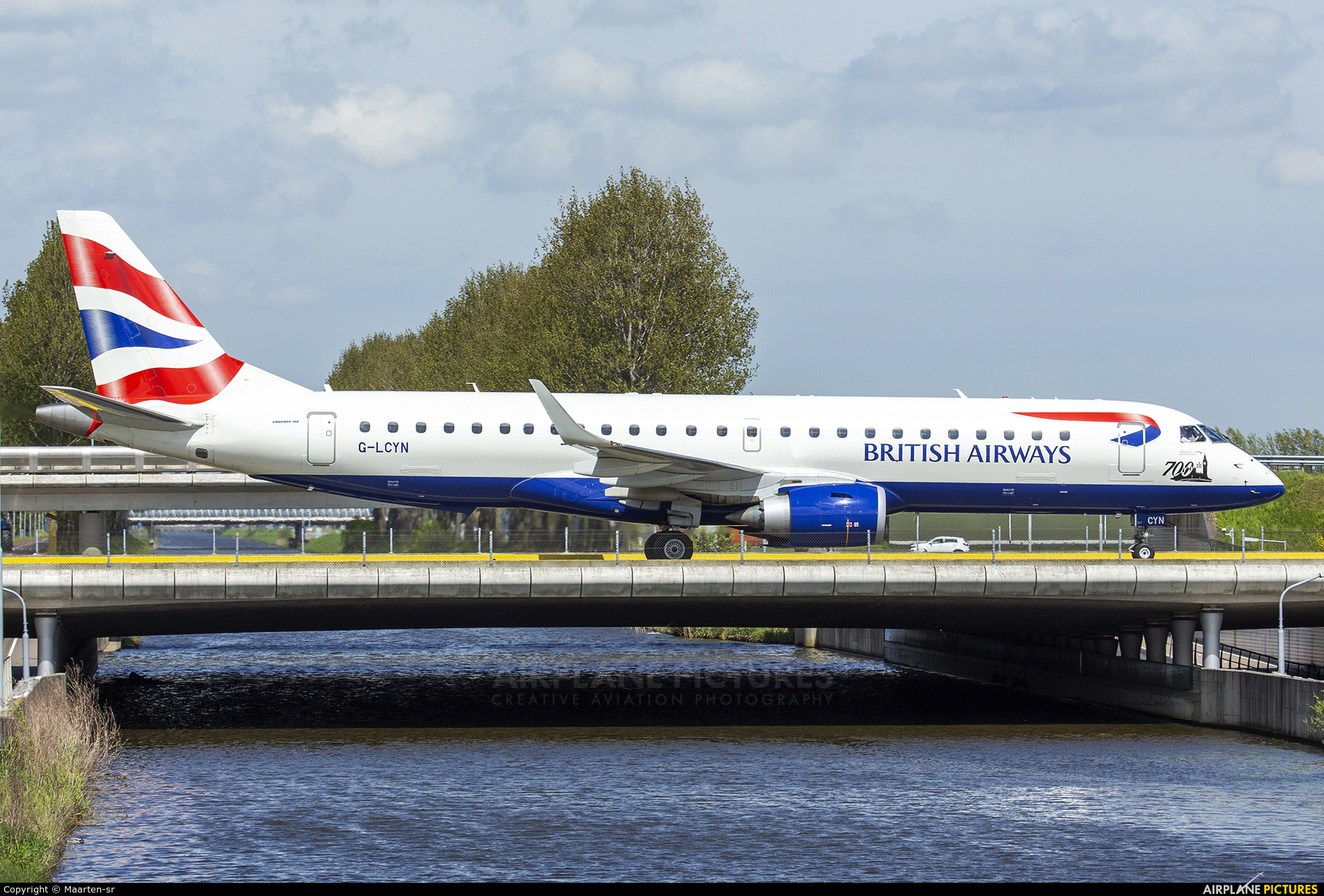 British Airways - City Flyer G-LCYN aircraft at Amsterdam - Schiphol